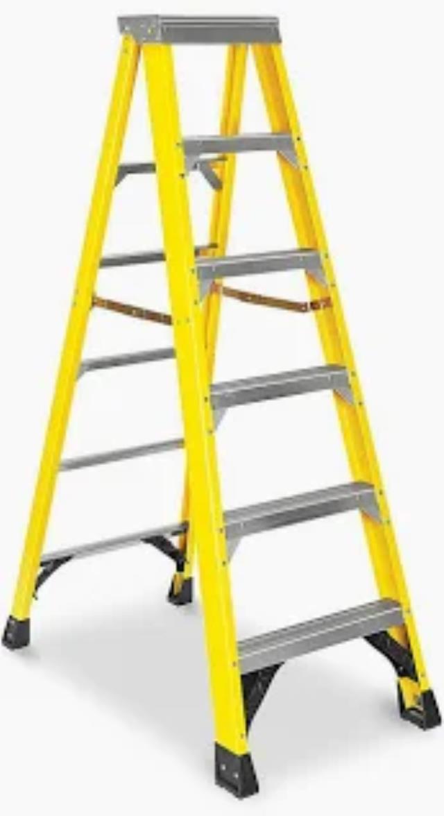 Rental store for LADDER 6  STEP A - FRAME  FIBERGLASS in Hackettstown NJ