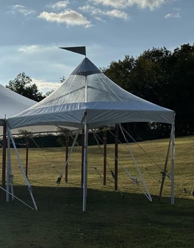Rental store for EVENT TENT 10X10 CLEAR HIGH PEAK in Hackettstown NJ