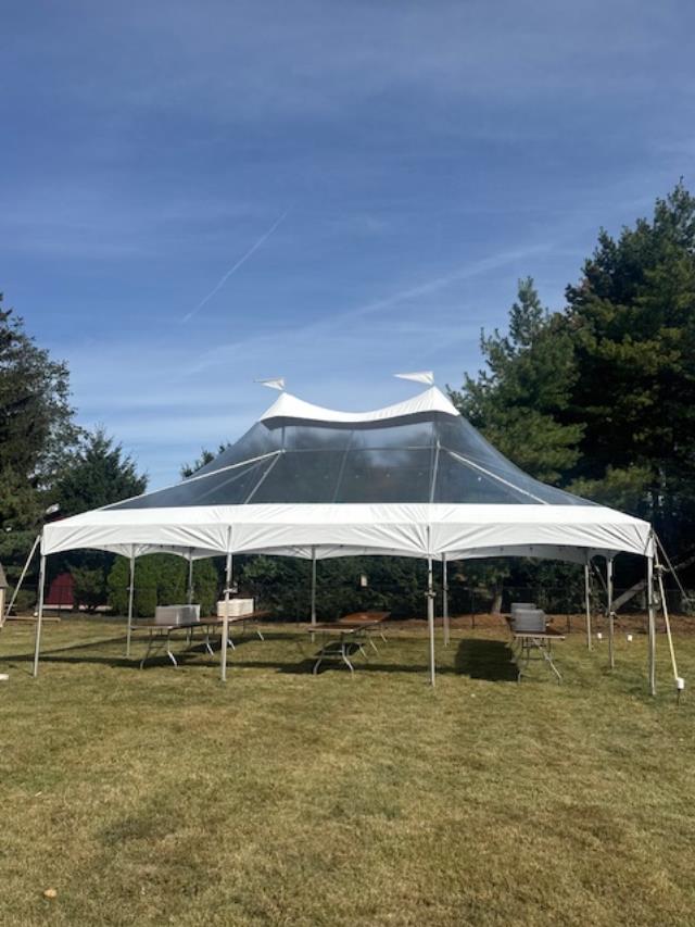 Rental store for EVENT TENT 20  X 30  CLEAR HIGH PEAK in Hackettstown NJ